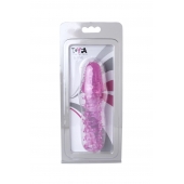Розовая насадка с нежными шипами - 13,5 см. - Toyfa Basic - в Туле купить с доставкой