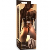 Коричневый мастубратор-вагина Nicole s Kitty - Blush Novelties - в Туле купить с доставкой
