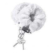 Наручники с белой меховой опушкой - ToyFa - купить с доставкой в Туле