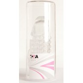 Гелевая прозрачная насадка с 2 отростками - 13 см. - Toyfa Basic - в Туле купить с доставкой