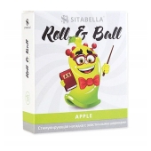 Стимулирующий презерватив-насадка Roll   Ball Apple - Sitabella - купить с доставкой в Туле