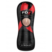 Мастурбатор-вагина Vibrating Pussy Stroker с вибрацией - Pipedream - в Туле купить с доставкой