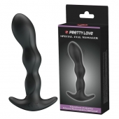 Черный анальный стимулятор простаты с вибрацией Special Anal Massager - 14,5 см. - Baile - в Туле купить с доставкой