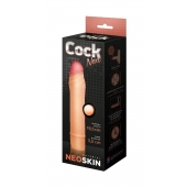 Телесная насадка-удлинитель из неоскин - 19,5 см. - LOVETOY (А-Полимер) - в Туле купить с доставкой