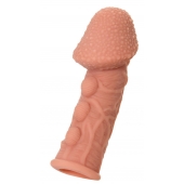 Насадка на фаллос с пузыриками, венками и ребристостью KOKOS Extreme Sleeve 09 - 12,7 см. - KOKOS - в Туле купить с доставкой
