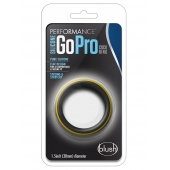 Черно-желтое силиконовое эрекционное кольцо Silicone Go Pro Cock Ring - Blush Novelties - в Туле купить с доставкой