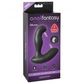 Черный массажер простаты Electro Stim Prostate Vibe с электростимуляцией - 13,3 см. - Pipedream - купить с доставкой в Туле