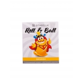 Стимулирующий презерватив-насадка Roll   Ball Banana - Sitabella - купить с доставкой в Туле