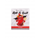 Стимулирующий презерватив-насадка Roll   Ball Cherry - Sitabella - купить с доставкой в Туле