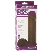 Насадка-реалистик Vac-U-Lock 8  ULTRASKYN Cock - 20,6 см. - Doc Johnson - купить с доставкой в Туле