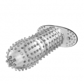 Закрытая прозрачная насадка Crystal sleeve - 12 см. - Erowoman-Eroman - в Туле купить с доставкой