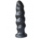 Черная насадка на трусики харнесс Platinum - 16 см. - LOVETOY (А-Полимер) - купить с доставкой в Туле
