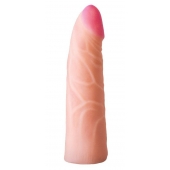 Фаллическая насадка на трусики харнесс - 17,5 см. - LOVETOY (А-Полимер) - купить с доставкой в Туле