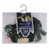 Черный пояс-трусики с двумя насадками Soft-Dolli - 16,5 и 10,5 см. - LOVETOY (А-Полимер) - купить с доставкой в Туле