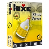 Презерватив LUXE Maxima  Желтый дьявол  - 1 шт. - Luxe - купить с доставкой в Туле