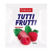 Пробник гель-смазки Tutti-frutti с малиновым вкусом - 4 гр. - Биоритм - купить с доставкой в Туле