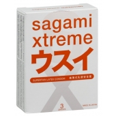 Ультратонкие презервативы Sagami Xtreme SUPERTHIN - 3 шт. - Sagami - купить с доставкой в Туле