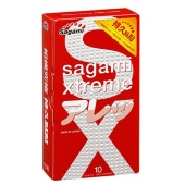 Утолщенные презервативы Sagami Xtreme Feel Long с точками - 10 шт. - Sagami - купить с доставкой в Туле