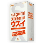 Ультратонкие презервативы Sagami Xtreme SUPERTHIN - 15 шт. - Sagami - купить с доставкой в Туле