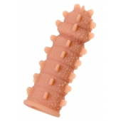 Телесная реалистичная насадка KOKOS Extreme Sleeve 04 с дополнительной стимуляцией - 12,7 см. - KOKOS - в Туле купить с доставкой