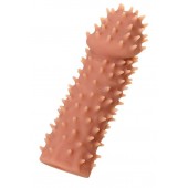 Телесная реалистичная насадка KOKOS Extreme Sleeve 07 с дополнительной стимуляцией - 12,7 см. - KOKOS - в Туле купить с доставкой