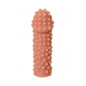 Телесная реалистичная насадка KOKOS Extreme Sleeve 10 с дополнительной стимуляцией - 14,7 см. - KOKOS - в Туле купить с доставкой