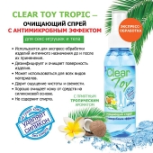 Очищающий спрей для игрушек CLEAR TOY Tropic - 100 мл. - Биоритм - купить с доставкой в Туле