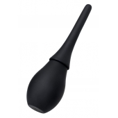 Черный силиконовый анальный душ A-toys с гладким наконечником - A-toys - купить с доставкой в Туле