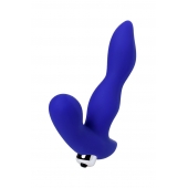 Синий силиконовый вибростимулятор простаты Stroman - 14,5 см. - ToyFa - в Туле купить с доставкой