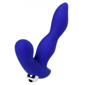 Синий силиконовый вибростимулятор простаты Stroman - 14,5 см. - ToyFa - в Туле купить с доставкой