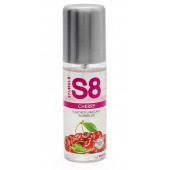 Смазка на водной основе S8 Flavored Lube со вкусом вишни - 125 мл. - Stimul8 - купить с доставкой в Туле