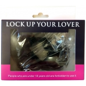 Черные меховые наручники Love с ключиками - Baile - купить с доставкой в Туле