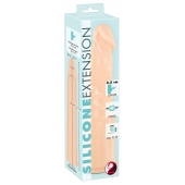 Телесная насадка-удлинитель Silicone Extension - 19 см. - Orion - в Туле купить с доставкой