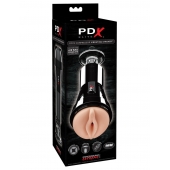 Телесный вибромастурбатор-вагина Cock Compressor Vibrating Stroker - Pipedream - в Туле купить с доставкой