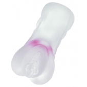 Прозрачный реалистичный мастурбатор Juicy Pussy Crystal Rose - ToyFa - в Туле купить с доставкой