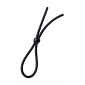 Черное лассо на пенис с одной бусиной - A-toys - в Туле купить с доставкой