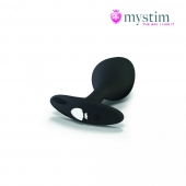 Черная пробка Mystim Rocking Vibe S с возможностью подключения к электростимулятору - 9,7 см. - MyStim - купить с доставкой в Туле