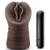 Коричневый мастурбатор-вагина Alexis - Blush Novelties - в Туле купить с доставкой