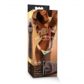Коричневый мастурбатор-ротик Heather - Blush Novelties - в Туле купить с доставкой
