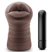 Коричневый мастурбатор-ротик Renee - Blush Novelties - в Туле купить с доставкой