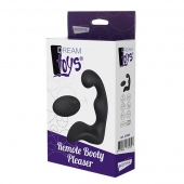 Черный вибромассажер простаты REMOTE BOOTY PLEASER - Dream Toys - в Туле купить с доставкой