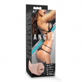 Телесный мастурбатор-ротик Angie - Blush Novelties - в Туле купить с доставкой