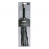 Черная плеть Easytoys Flogger With Metal Grip - 38 см. - Easy toys - купить с доставкой в Туле