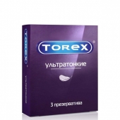 Презервативы Torex  Ультратонкие  - 3 шт. - Torex - купить с доставкой в Туле
