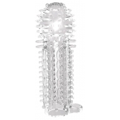 Закрытая прозрачная насадка на пенис с шипиками Nubby Sleeve - 14,5 см. - Chisa - в Туле купить с доставкой