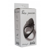 Черное эрекционное виброкольцо Pure Passion Midnight - Lola Games - в Туле купить с доставкой