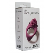 Бордовое эрекционное виброкольцо Pure Passion Midnight - Lola Games - в Туле купить с доставкой