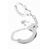 Металлические серебристые наручники Designer Metal Handcuffs - Pipedream - купить с доставкой в Туле