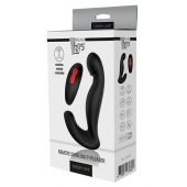 Черный вибромассажер простаты SWIRLING P-PLEASER - Dream Toys - в Туле купить с доставкой