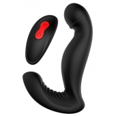 Черный вибромассажер простаты SWIRLING P-PLEASER - Dream Toys - в Туле купить с доставкой